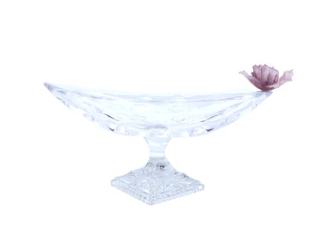 Cristal De Paris Pastille Footed Fruit Bowl Online now