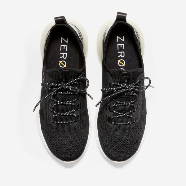 Cole Haan ZERØGRAND Stitchlite Runner Black Optic White  on Sale