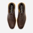 Cole Haan ZERØGRAND Wingtip Oxford Bracken Leather Golden Rod For Cheap