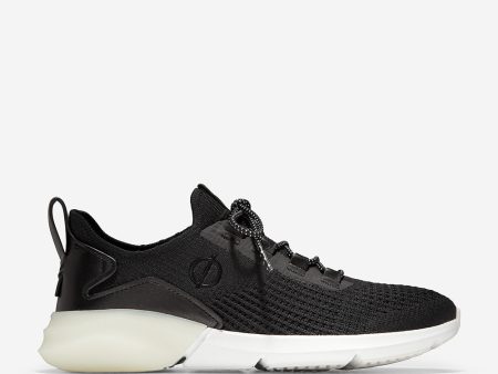 Cole Haan ZERØGRAND Stitchlite Runner Black Optic White  on Sale