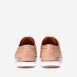 Cole Haan ZERØGRAND Wing Oxford Closed Hole Mahogany Rose Leather Optic White Discount