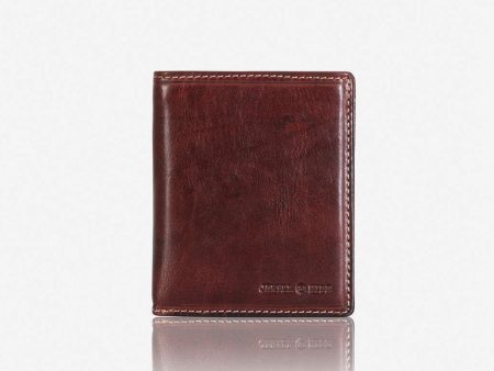 Jekyll & Hide Oxford Billfold Wallet With Id Window Coffee Coffeesize Large Discount