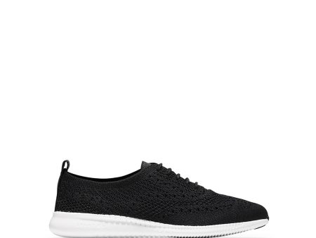 Cole Haan 2.ZERØGRAND Stitchlite Oxford Black Knit Optic White Discount