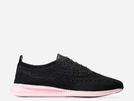 Cole Haan 2.ZERØGRAND Stitchlite Black Knit Lilac Supply