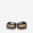 Cole Haan Arielle Sandal Bronze Metallic Leather Black Leather Size 10 For Sale