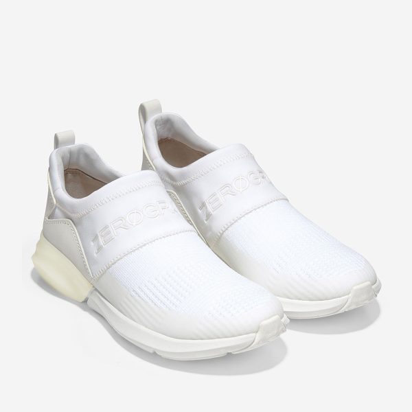 Cole Haan ZERØGRAND Stitchlite Slip On Runner Optic White Harbor Mist Optic White Supply