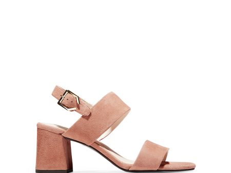 Cole Haan G.Os Avani City Sandal 5mm Mocha Mousse Suede Hot on Sale