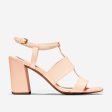 Cole Haan Cherie Grand Block Heel Sandal (85mm) Mahogany Rose Leather For Sale