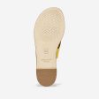 Cole Haan Anica Thong Sandal Bright Yellow Straw Pecan Leather Bright Yellow Size 6.5 Cheap