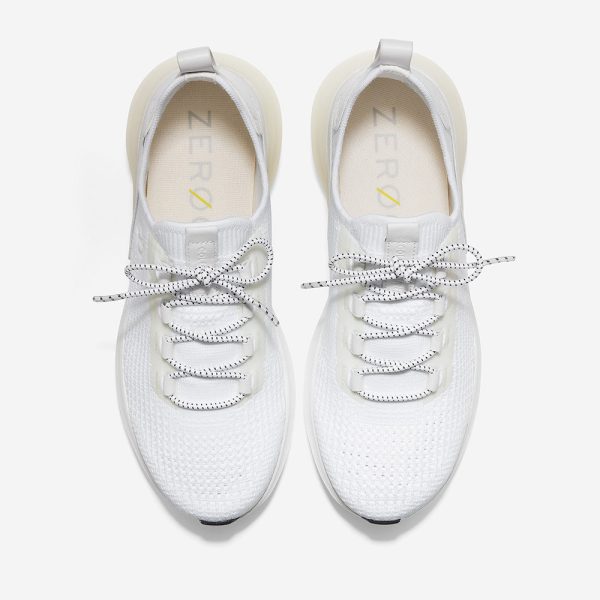 Cole Haan ZERØGRAND Stitchlite Runner Optic White Black Optic White on Sale