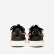 Cole Haan Generation ZERØGRAND Lace Up Jaguar Haircalf Black Gold Ivory on Sale