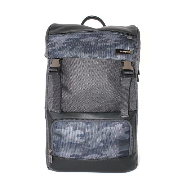 Samsonite Sefton Backpack With Flap Tablet Compartment Urban Camo Supply