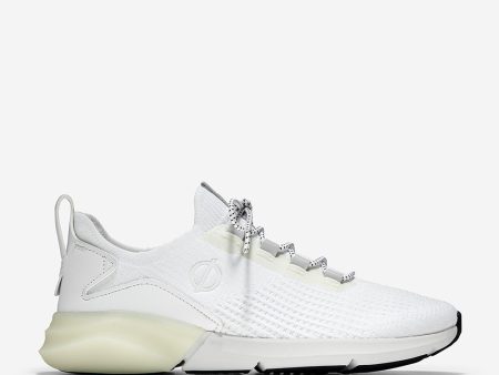 Cole Haan ZERØGRAND Stitchlite Runner Optic White Black Optic White on Sale