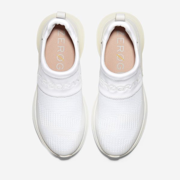 Cole Haan ZERØGRAND Stitchlite Slip On Runner Optic White Harbor Mist Optic White Supply