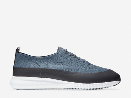 Cole Haan 2.ZERØGRAND Stitchlite Oxford Water Resitant Ombre Blue Optic White Discount