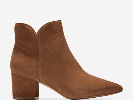 Cole Haan Elyse Bootie (60mm) Bison Suede For Sale