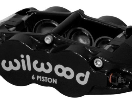 Wilwood Caliper-Narrow Superlite 6R-RH - Black 1.62 1.12 1.12in Pistons 1.10in Disc For Cheap