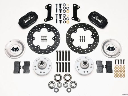 Wilwood Forged Dynalite Front Drag Kit Drilled Rotor 67-69 Camaro 64-72 Nova Chevelle Supply