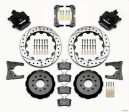 Wilwood Combination Parking Brake Rear Kit 12.88in Drilled 2005-2014 Mustang For Cheap