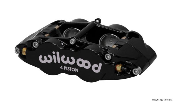 Wilwood Caliper-Narrow Superlite 4R - Black 1.75 1.75in Pistons 1.25in Disc For Sale