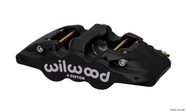 Wilwood Caliper-Aero6-L H - Black Anodize 1.75 1.38 1.38in Pistons 1.25in Disc Discount