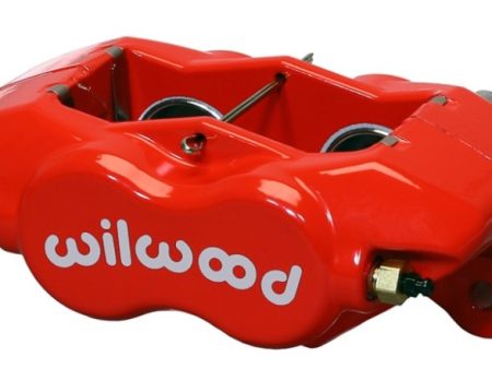 Wilwood Caliper-Forged DynaliteI-Red 1.62in Pistons .81in Disc Fashion