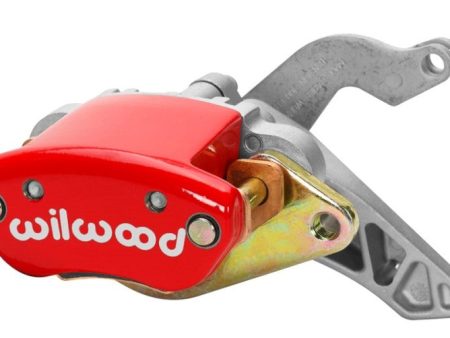 Wilwood Caliper-MC4 Mechanical-L H - Red w  Logo 1.19in Piston .81in Disc For Cheap