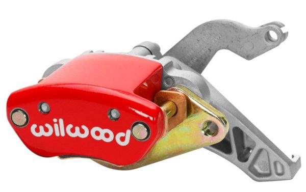 Wilwood Caliper-MC4 Mechanical-L H - Red w  Logo 1.19in Piston .81in Disc For Cheap