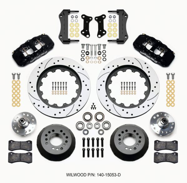 Wilwood AERO6 Front Hub Kit 15.00 Drilled 67-69 Camaro 64-72 Nova Chevelle Supply