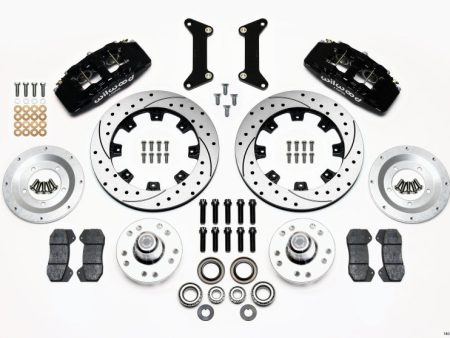 Wilwood Dynapro 6 Front Hub Kit 12.19in Drilled 79-87 GM G Body Fashion