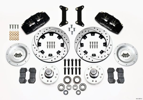 Wilwood Dynapro 6 Front Hub Kit 12.19in Drilled 79-87 GM G Body Fashion