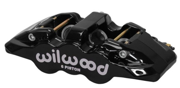 Wilwood Caliper-Aero6-R H - Black 1.75 1.38 1.38in Pistons 1.25in Disc Online Hot Sale