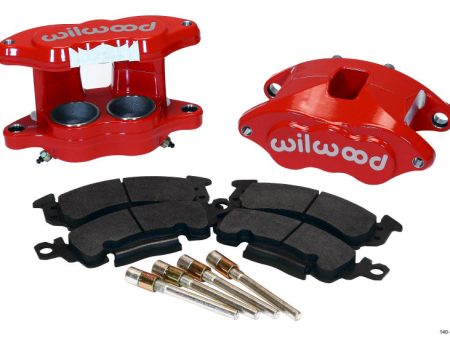 Wilwood D52 Front Caliper Kit - Red 2.00   2.00in Piston 1.04in Rotor Supply