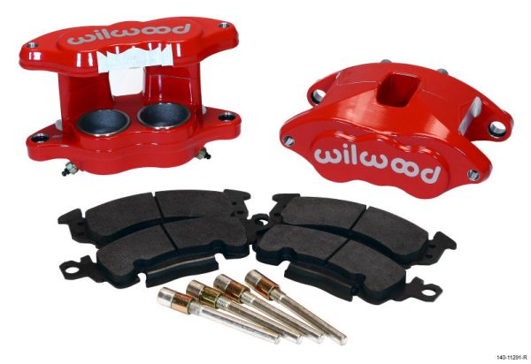 Wilwood D52 Front Caliper Kit - Red 2.00   2.00in Piston 1.04in Rotor Supply