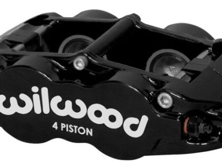 Wilwood Caliper Forged Narrow Superlite FNSL4R-DS Dust Seal 1.12 1.12 1.10in Rotor Width - Black Online now