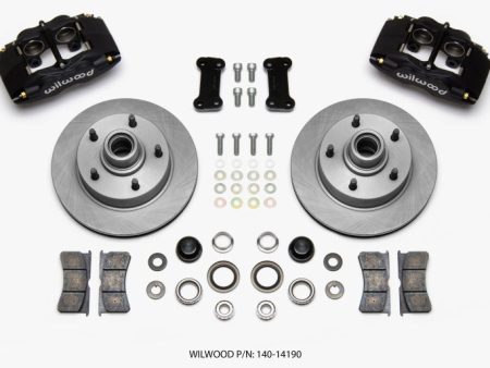 Wilwood Forged Dynalite Front Kit 11.72in 1 PC Rotor&Hub Ford F100 1948-1956 Hot on Sale