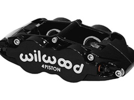 Wilwood Caliper-Narrow Superlite 4R - Black 1.12 1.12in Pistons 1.10in Disc Online Hot Sale