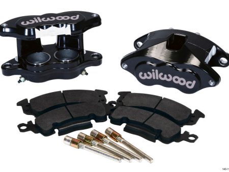 Wilwood D52 Front Caliper Kit - Black Pwdr 2.00   2.00in Piston 1.04in Rotor Online Sale