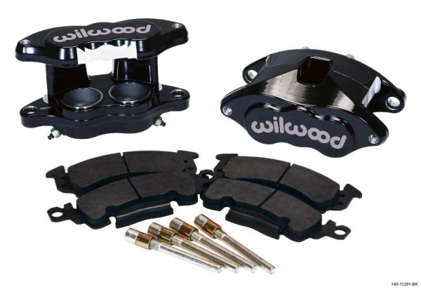 Wilwood D52 Front Caliper Kit - Black Pwdr 2.00   2.00in Piston 1.04in Rotor Online Sale