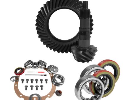 Yukon Gear Ring & Pinion Install Kit 8.8in. Ford Rear 4.56 Ratio 2.53in. OD Axle Bearings + Seals Online Hot Sale