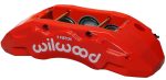 Wilwood Caliper-TX6R- L H - Red 2.00 1.88 1.88in Pistons 1.38in Disc Fashion