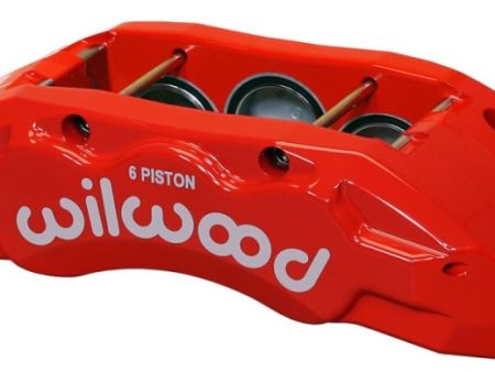 Wilwood Caliper-TX6R- L H - Red 2.00 1.88 1.88in Pistons 1.38in Disc Fashion