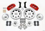 Wilwood Dynapro 6 Front Hub Kit 12.19in Drilled Red 79-87 GM G Body Sale