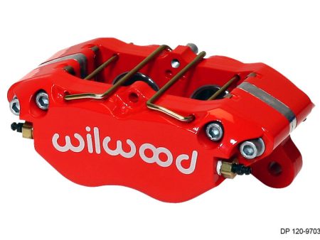 Wilwood Caliper-Dynapro 5.25in Mount - Red 1.38in Pistons .81in Disc For Discount