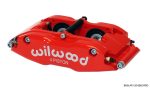 Wilwood Caliper-BNSL4R-Red 1.25in Pistons 1.10in Disc Supply