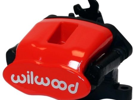 Wilwood Caliper-Combination Parking Brake-Pos 13-L H-Red 41mm piston .81in Disc Sale