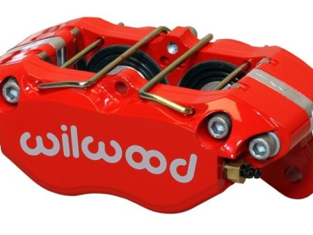 Wilwood Caliper-Dynapro Dust-Boot 5.25in Mount - Red 1.75in Pistons 1.00in Disc Sale