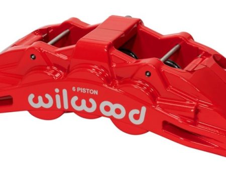 Wilwood Caliper Red SX6R 4.04in Piston 1.25in Disc For Cheap