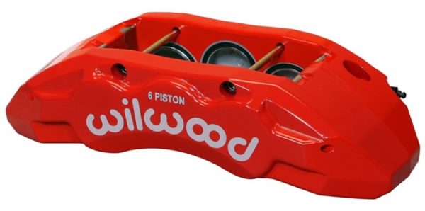 Wilwood Caliper-TX6R- L H - Red 2.00 1.88 1.88in Pistons 1.50in Disc Hot on Sale