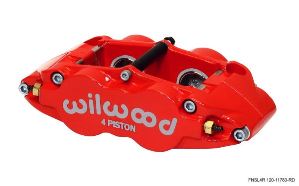 Wilwood Caliper-Narrow Superlite 4R - Red 1.25 1.25in Pistons 1.10in Disc Online Hot Sale